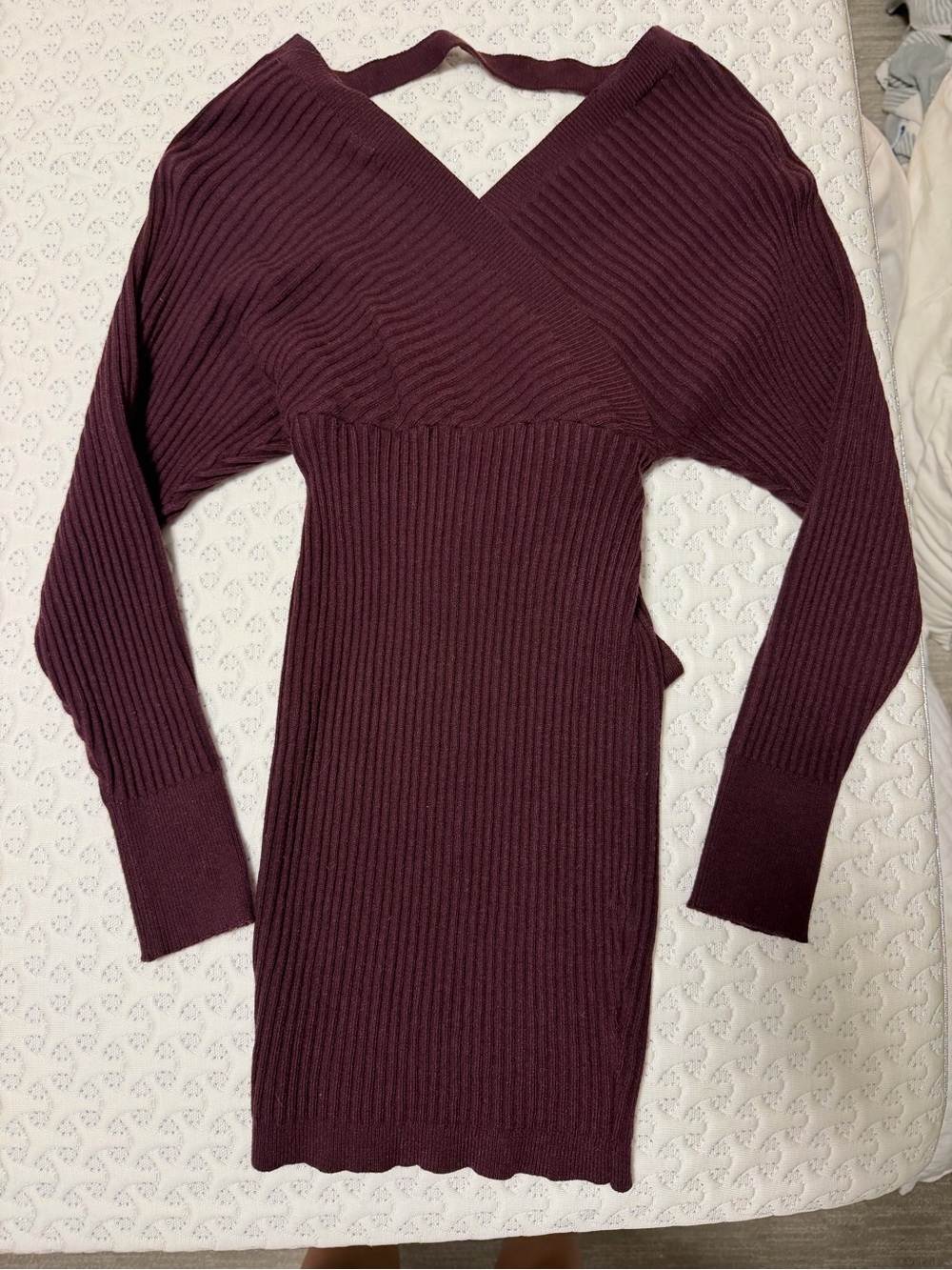 Windsor maroon Sweater Dress